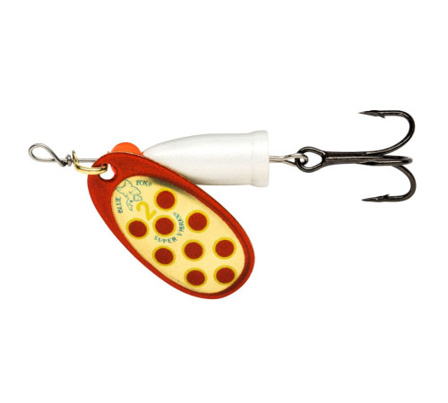 Блесна вращающаяся Blue Fox VIBRAX LONG CAST №2 , цвет Red-Gold-Yellow-Red