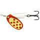 Блесна вращающаяся Blue Fox VIBRAX LONG CAST №2 , цвет Red-Gold-Yellow-Red