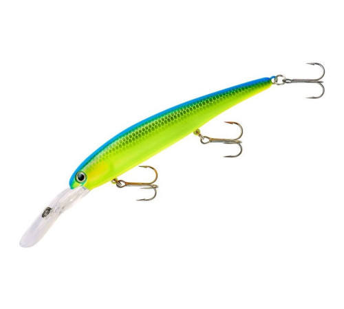 Воблер Pradco Bandit WALLEYE DEEP 120F Chartreuse Blue Back