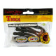 Силиконовые приманки Lucky John Pro Series TIOGA 3.4in 085, 6шт, виброхвост