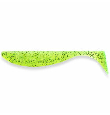 Силиконовая приманка FishUp WIZZLE SHAD 1.4" 026 - Fluo Chartreuse/Green, 10шт, виброхвост