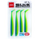 Lucky John Pro Series SLICK SHAD PADDLE 4.5in T57, 4шт.