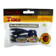 Силиконовые приманки Lucky John Pro Series TIOGA 2.4in T52, 9шт, виброхвост
