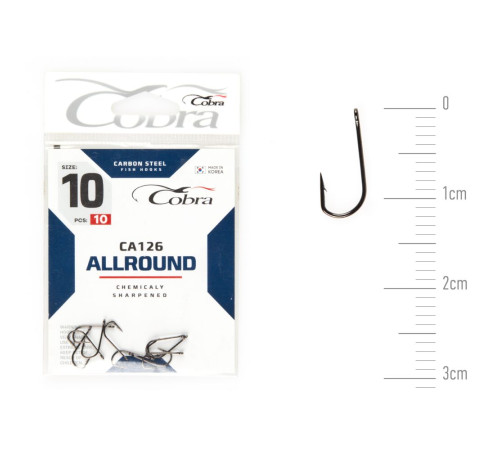 Крючки Cobra ALLROUND сер. CA126, №10, 10шт.