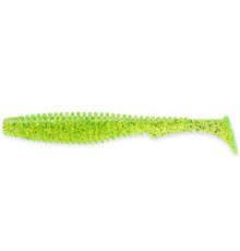 Силиконовая приманка FishUp U-SHAD 3.5" 026 - Fluo Chartreuse/Green, 8шт, виброхвост