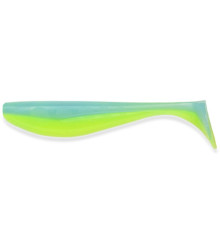 Силиконовая приманка FishUp WIZZLE SHAD 3" 206 - Sky/Chartreuse, 8шт, виброхвост