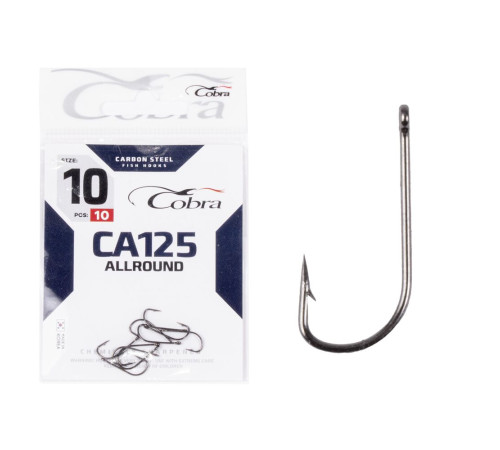 Крючки Cobra ALLROUND сер. CA125, №10, 10шт.