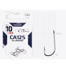 Крючки Cobra ALLROUND сер. CA125, №10, 10шт.
