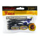 Силиконовые приманки Lucky John Pro Series TIOGA 3.4in T52, 6шт, виброхвост