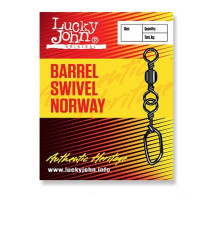 Lucky John Original BARREL SWIVEL NORWAY, 008, 7шт.