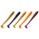 Силиконовая приманка Crazy Fish VIBRO WORM 4.0" M121, 5шт, виброхвост