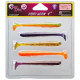 Силиконовая приманка Crazy Fish VIBRO WORM 4.0" M121, 5шт, виброхвост