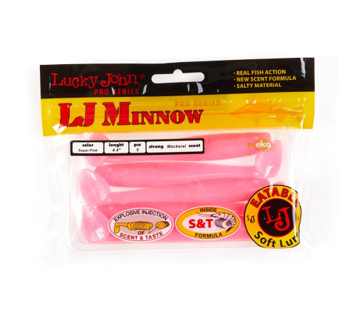 Lucky John Pro Series MINNOW 4.4in F05, 5шт.