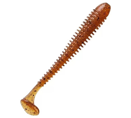 Силиконовая приманка Crazy Fish VIBRO WORM 4.0" 32, 5шт, виброхвост