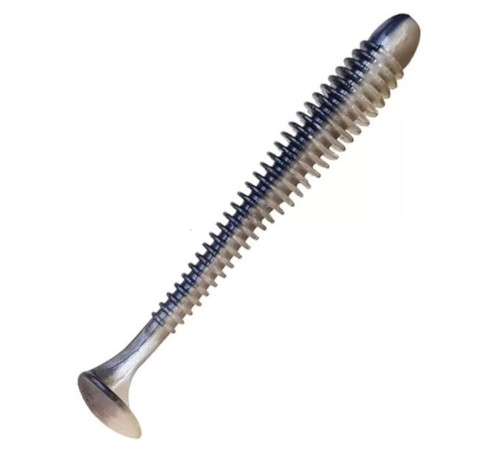 Силиконовая приманка Crazy Fish VIBRO WORM 4.0" 17d, 5шт, виброхвост