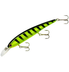 Воблер Pradco Bandit WALLEYE SHALLOW 120F, цвет Chartreuse Black Stripes, 17,7 гр.