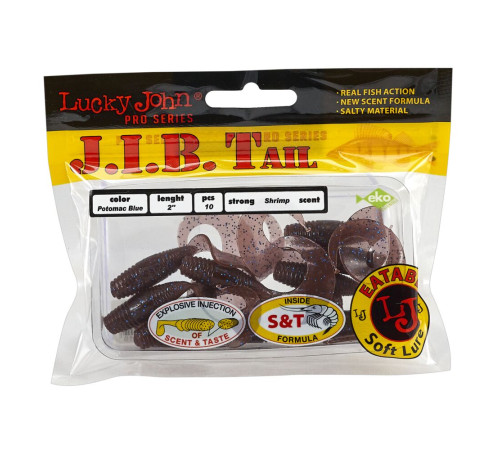 Lucky John Pro Series J.I.B TAIL 2.0in S19, 10шт.