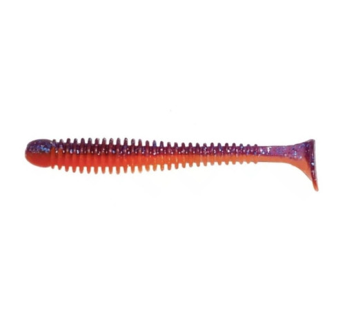 Силиконовая приманка Crazy Fish VIBRO WORM 3.4" 98d, 5шт, виброхвост