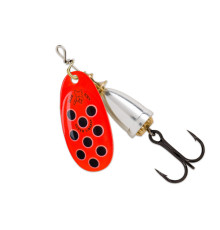 Блесна вращающаяся Blue Fox VIBRAX HOT PEPPER №3 , цвет Red-Black-Silver