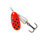 Блесна вращающаяся Blue Fox VIBRAX HOT PEPPER №4 , цвет Red-Black-Silver