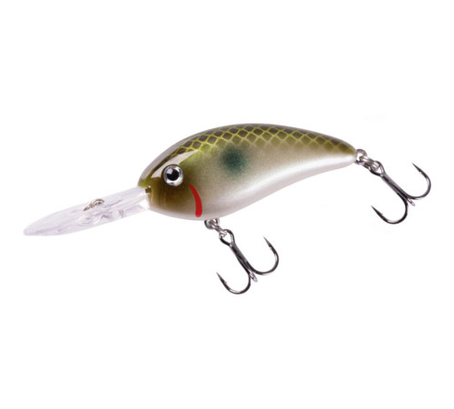Воблер Pradco Bomber FAT FREE FINGERLING 59F, цвет Green Pearl Shad, 12,1 гр.