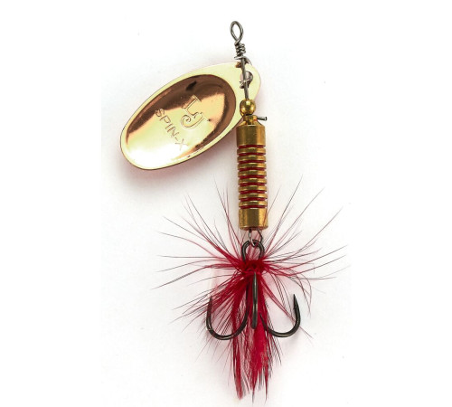 Блесна вращающаяся Lucky John SPIN X ROUND 04 , цвет CR