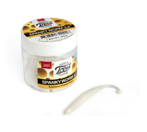 Lucky John Pro Series SPANKY WORM 3,2in 026, 10шт.