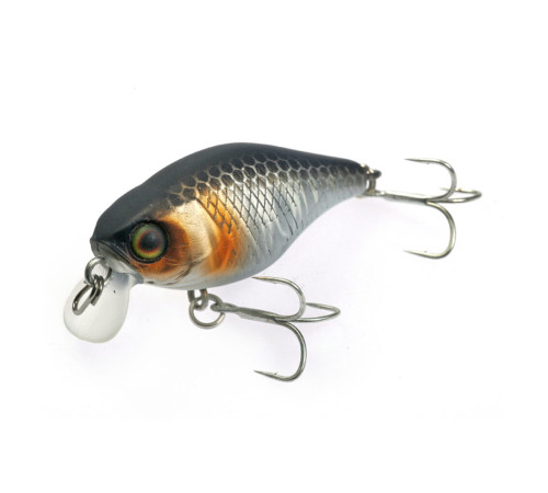 Воблер крэнк Jackall CHUBBY 38F uv mat silver & black, 4 гр.