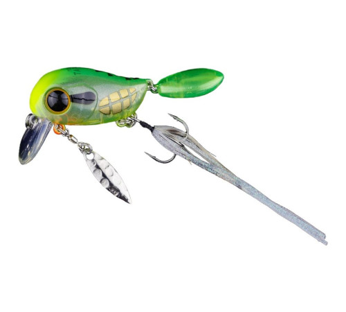 Воблер крэнк Jackall MICRO TAPPY 54F chartreuse grass hopper, 4.8 гр.