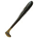 Силиконовая приманка Crazy Fish VIBRO WORM 4.0" 42, 5шт, виброхвост