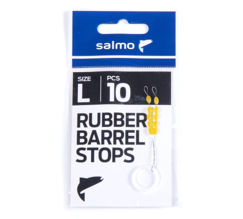 Стопоры резиновые Salmo RUBBER BARREL STOPS р.003L 10шт