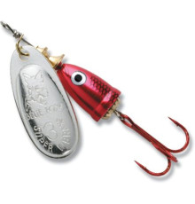 Блесна вращающаяся Blue Fox VIBRAX SHAD №3 , цвет Red-Silver