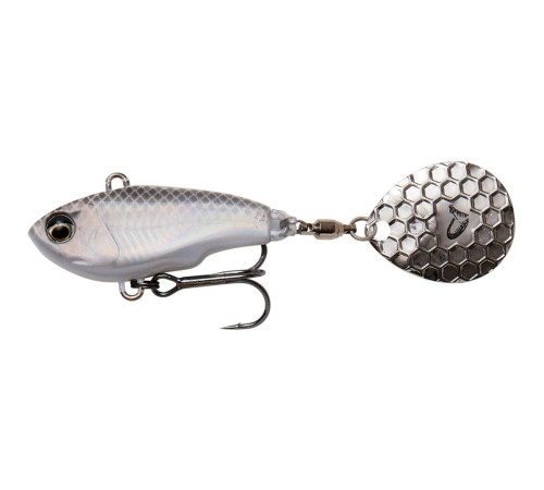 Тейл-спиннер Savage Gear FAT TAIL SPIN 16г , цвет White Silver