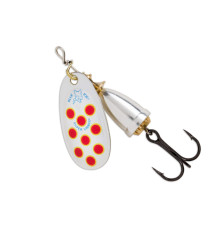 Блесна вращающаяся Blue Fox VIBRAX HOT PEPPER №2 , цвет Silver-Yellow-Red