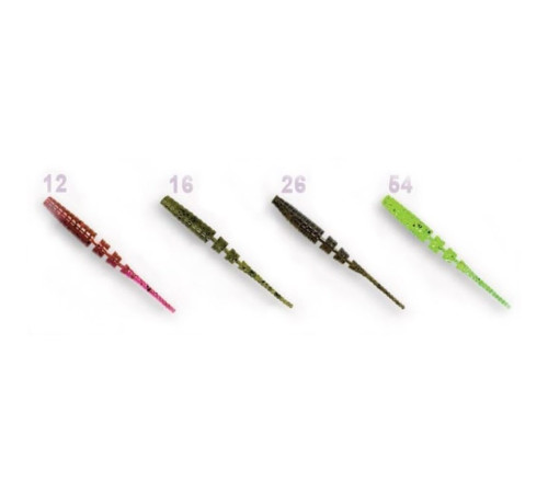 Силиконовые приманки Crazy Fish POLARIS 2.0" M63, 8шт, слаг