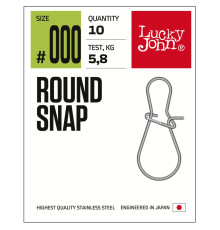 Lucky John Pro Series ROUND SNAP, 003, 10шт.