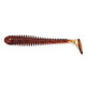 Силиконовая приманка Crazy Fish VIBRO WORM 2.0" 57, 8шт, виброхвост