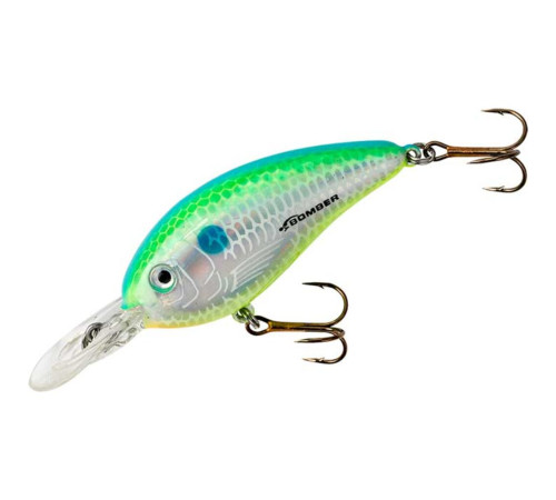 Воблер Pradco Bomber FAT FREE SHAD GUPPY 61F, цвет Dances Citrus Shad, 10,5 гр.