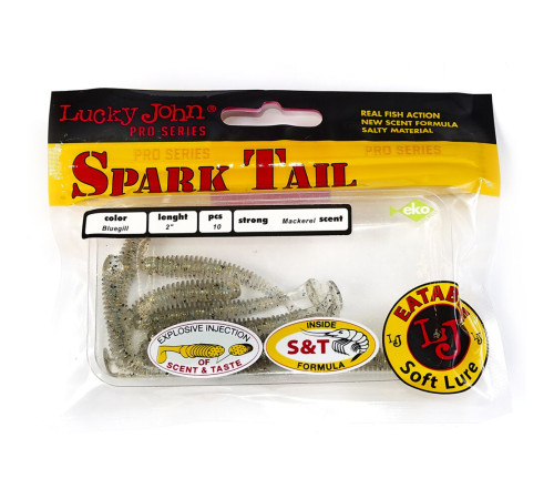 Lucky John Pro Series Spark Tail 2,0in S08, 10шт.
