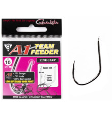 Крючки Gamakatsu A1 Team Feeder Fine Carp, размер 10, 15шт