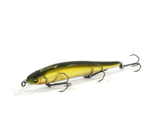 Воблер минноу Megabass ITO-SHINER 115SP wakin golden shiner, 14 гр.