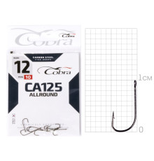 Крючки Cobra ALLROUND сер. CA125, №12, 10шт.