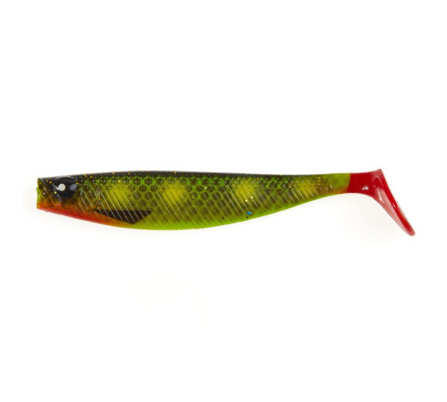 Lucky John 3D Series RED TAIL SHAD 3.5in PG31, 5шт.