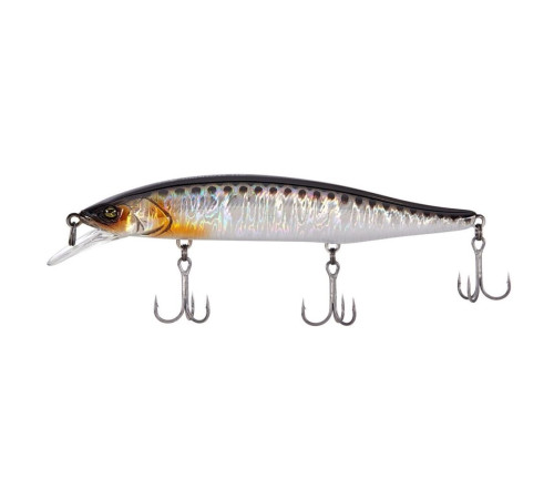 Воблер минноу Jackall RV-MINNOW 110SP hl silver & black, 16.3 гр.