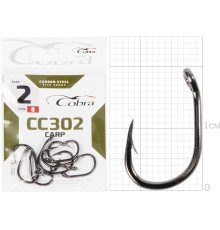 Крючки Cobra CARP сер. CC302, №2, 10шт.