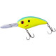 Воблер Pradco Bomber FAT FREE SHAD 76F, цвет Chartreuse Blue, 28,7 гр.