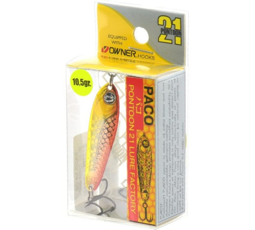 Блесна колеблющаяся Pontoon 21 PACO 10.5г , цвет S31-000