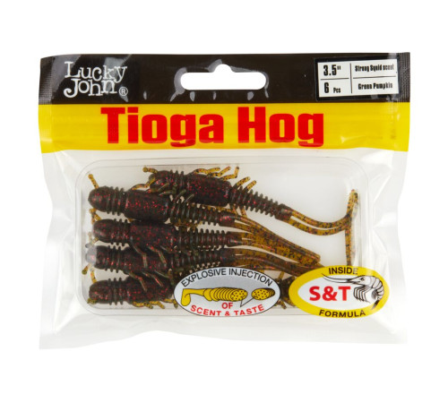 Lucky John Pro Series TIOGA HOG 3.5in PA03, 6шт.