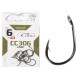 Крючки Cobra CARP сер. CC306, №6, 10шт.