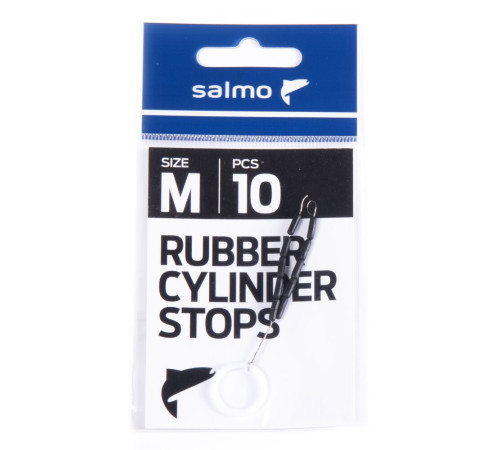 Стопоры резиновые Salmo RUBBER CYLINDER STOPS р.002M 10шт